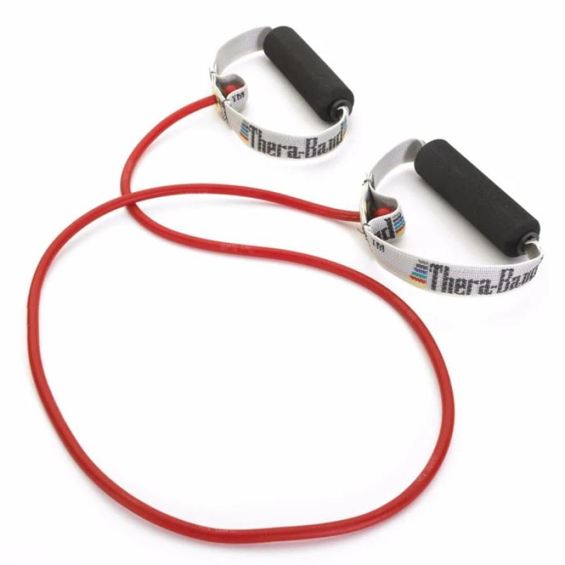 Thera-Band - Body trainer thera-band, tubing soft grips, 1,40m rouge