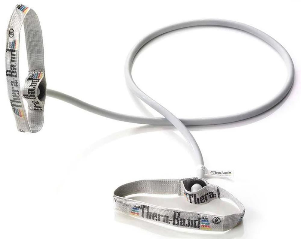 Thera-Band - Body trainer thera-band, tubing soft grips, 1,40m argent