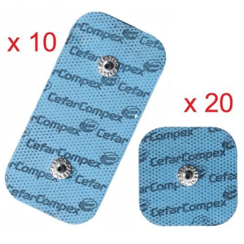 Kleefelectroden Compex, Easy Snaps, gemengde doos (30stuks)