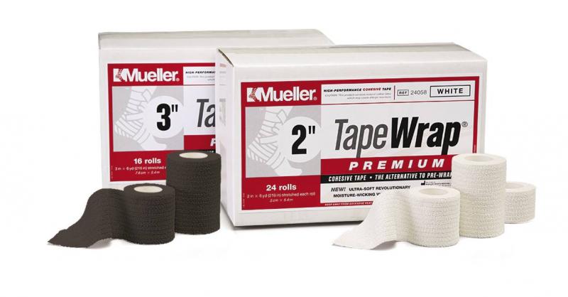 Mueller - Cohesief verband: Tapewrap Premium, zwart, 5cm, p--24