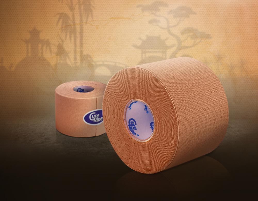 Cure tape - CureTape, beige, 5cm x 5m, per 6 rollen