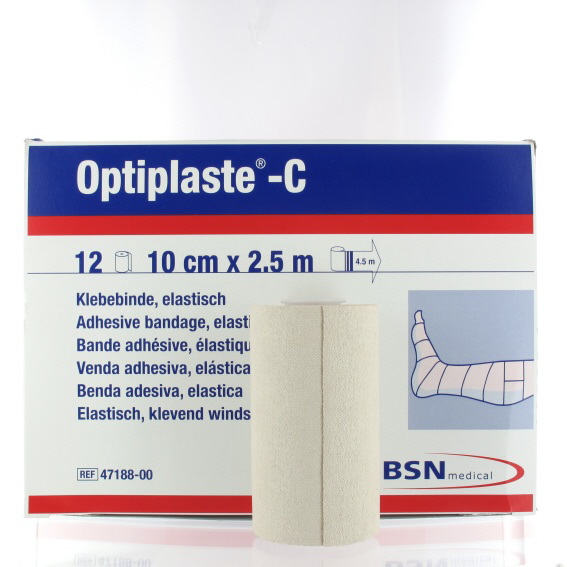 BSN medical - Elastische tape: Optiplast C, 10cm, p--12 rollen