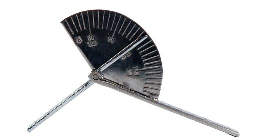 Finger (small Joint)goniometer 9cm - stainless steel