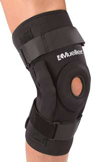 Mueller - Hinged Knee Brace Deluxe Zwart