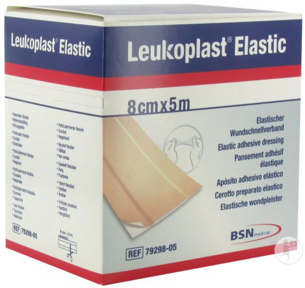 BSN medical - Wondpleister op rol -- Leukoplast Elastic- 8cm x 5m