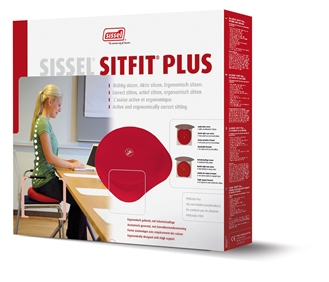 Sissel - Sitfit PLus - actief--passief zitkussen - rood