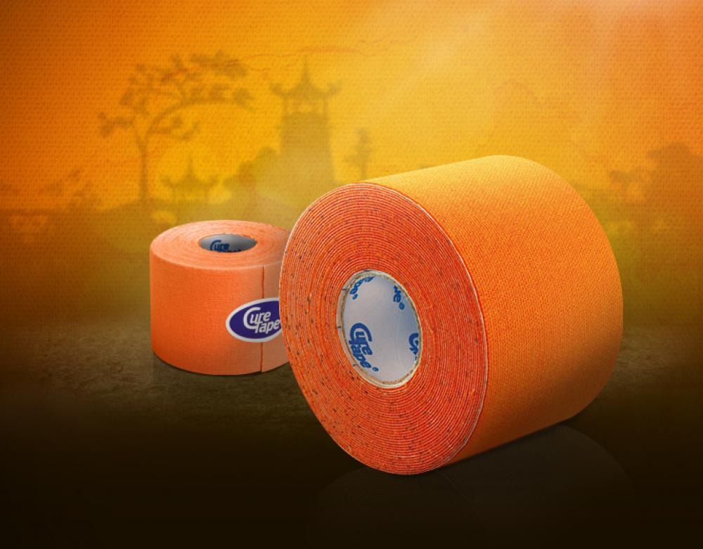 CureTape oranje - 5 cm x 5 m - p--6 rollen