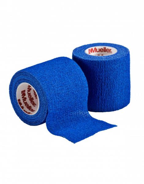 Mueller - Cohesief verband: Tapewrap Premium, blauw, 5cm, p--24