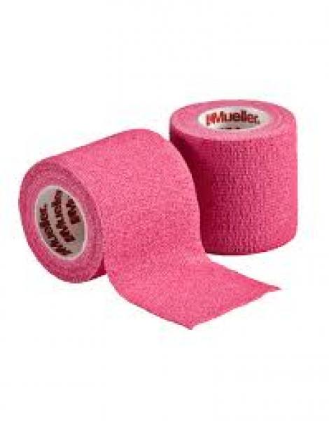 Cohesief verband: Tapewrap Premium, roze, 5cm, p--24