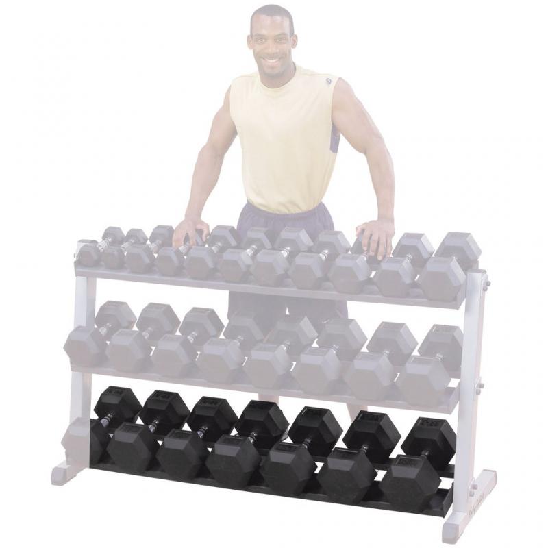  Body_Solid_Hexagon_Rubber_Dumbbell_–_5_kg_–_ppaar___________